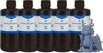 OEM Resina Lavable Con Agua, Alta Precisi&oacute;n, F&oacute;rmula De Bajo Olor, 5 Kg, Color Gris