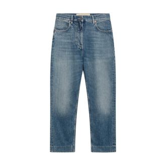 Valentino Garavani Straight Leg Jeans - female - Valentino Garavani - Straight Fit Jeans - Blue - W27 - Jeans
