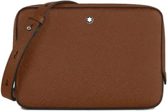 Montblanc Sartorial Leather Crossbody Bag in Fauve at Nordstrom