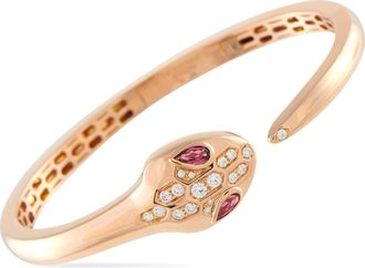 Bulgari Serpenti Seduttori 18K Rose Gold Diamond Bracelet BV03-042226