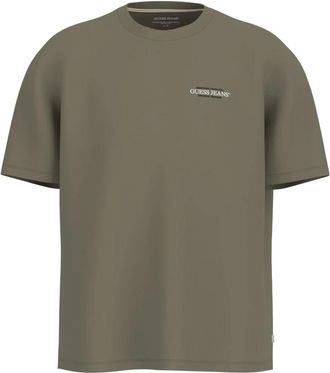 Guess Hombre, Camisetas, Verde, Talla: L