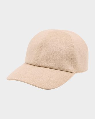 Loro Piana Mens Ivy Cashmere Storm System Baseball Cap