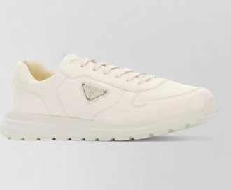 Prada leather low-top sneakers