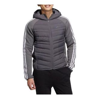adidas Mens adidas neo Sports Stay Warm Down Gray H45254