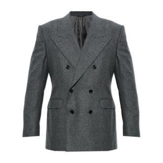 Dolce & Gabbana Heren, Jassen, Grijs, Maat: S Wol