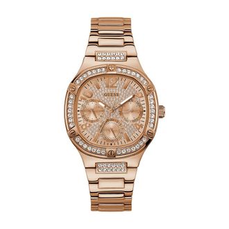 Guess Dameshorloge 40 mm Armband Roestvrij Staal - Dames - Horloges - Bruin - ONE Size - Accessoires