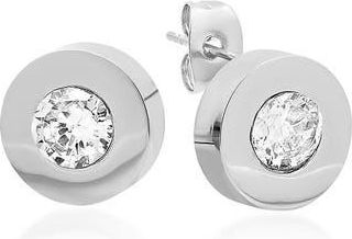 HMY Jewelry Swarovski Crystal Embellished Stud Earrings in Metallic at Nordstrom Rack