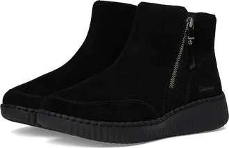 Skechers Wilshire Blvd - Weekend Crush Womens Boots Black/Black : 5.5 B - Medium, Suede