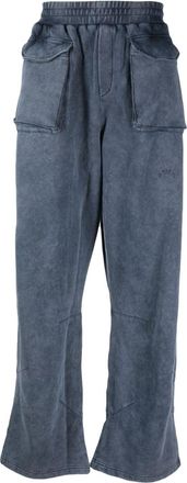 A-Cold-Wall* Uniform jersey track pants - men - Polyester/Cotton - S - Blue