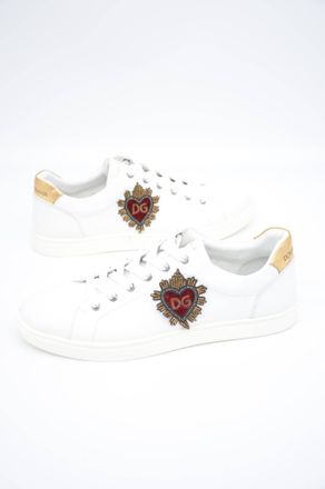 Dolce & Gabbana Heren Geborduurde Lage Sneakers