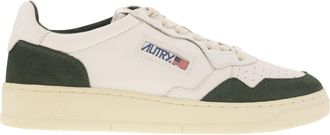 Autry Medalist Low - Leather And Suede Sneakers
