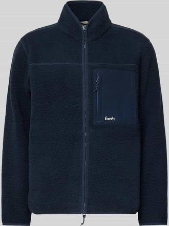 Forét Fleecejacke mit Zweiwege-Reißverschluss Modell MOUNTAIN in Dunkelblau, Größe XXL