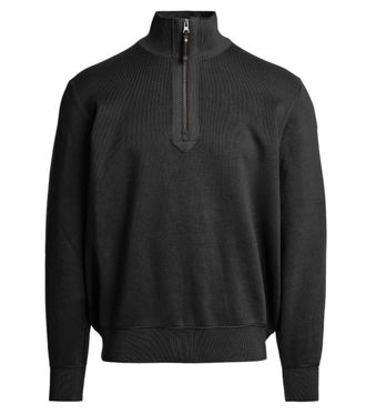 Parajumpers Black Half Zip Sweater