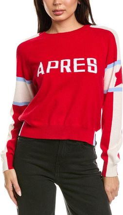 Brodie Apres Ski Club Crewneck Cashmere Sweater