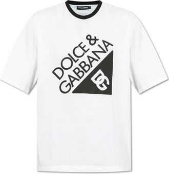 Dolce & Gabbana Hombre, Camisetas, Blanco, Talla: S