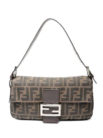 Fendi 1990-2000s Mamma Baguette shoulder bag - Toni neutri