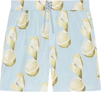 Givenchy Costume da bagno seersucker con stampa - Blu