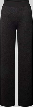 HUGO BOSS Regular Fit Sweatpants aus Baumwoll-Mix Modell MONOGRAM in Black, Größe XXL