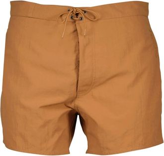 Saint Laurent Badmode, Heren, Bruin, S, Bruine zwembroek Lente-Zomer 2025