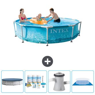 Intex Piscina Con Estructura Redonda - 305x76 Cm - 7-piezas Scb1