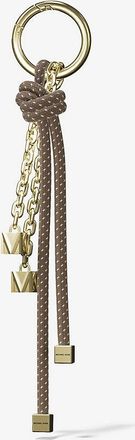 Michael Kors Gold-Tone and Speckled Cord Bag Charm