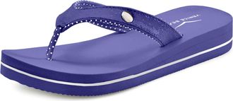 Venice Beach Badezehentrenner »Sandale, Pantolette« Zehentrenner, Badeschuh ultraleicht mit Glitzerband VEGAN