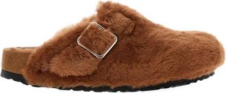 Birkenstock Sandalen - Dames - Pantoffels - Bruin - 36 EU - Nylon - Schoenen