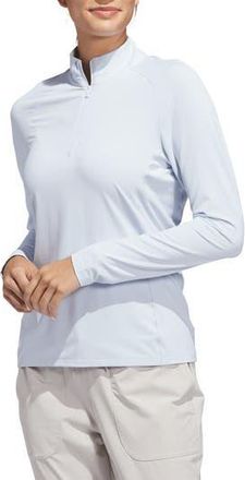adidas Ultimate Solid Quarter Zip Pullover in Blue at Nordstrom Rack, Size X-Small
