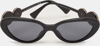 Versace Black Mod. 4433 U Medusa Cat Eye Sunglasses