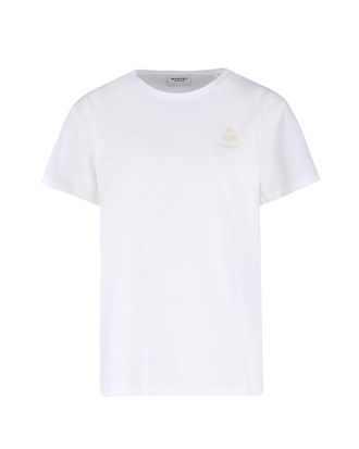Isabel Marant Cotton Embroidered Crewneck T-Shirt