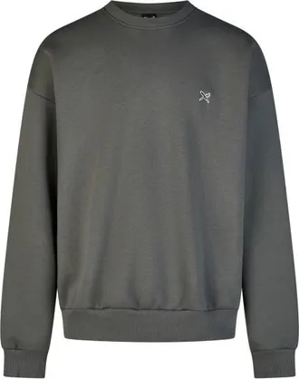 Iriedaily Flagloose Crewneck Pullover f&uuml;r Herren | grau