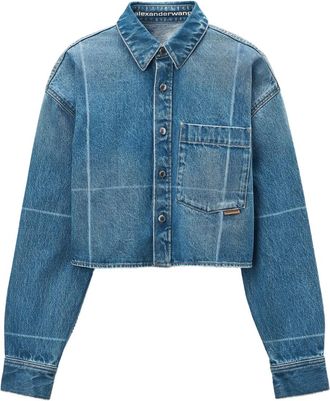 Alexander Wang Camicia con effetto schiarito - Blu