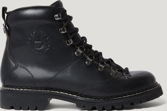 Belstaff Butler Boot Womens Polished Leather Black Size UK 3