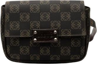 Loewe Pre-owned Belt Bags, female, Brown, Size: ONE SIZE Pre-owned Fabric Crossbody Belt Bag
