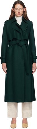 ジャケット・アウター stein oversized overlaped trench coat Stein Oversized Overlapped Wool Trench Coat Black 21AW Warm