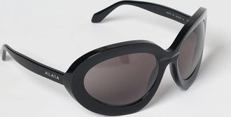 Alaia Occhiali da sole a mascherina in acetato con forma arrotondata