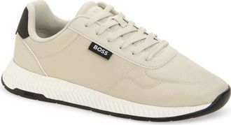 BOSS Titanium Runn Sneaker in Medium Beige at Nordstrom Rack, Size 13Us / 12Uk
