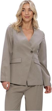 Envii Dames, Jassen, Beige, Maat: M Leer