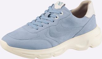Caprice Sneaker CAPRICE, Damen, Gr. 37, bleu, Glattleder, Leder, Veloursleder, Schuhe Sneaker