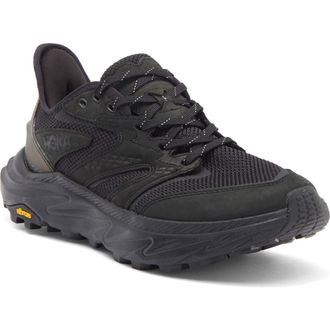 Hoka One One Anacapa 2 Freedom Hiking Shoe in Black /Black at Nordstrom Rack, Size 9