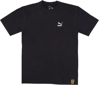 Puma X Staple Short Sleeve Crew Neck T-Shirt - Heren - Sportshirts - Zwart - L - Katoen - Fitness