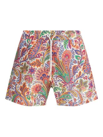 Etro Roma swim shorts - White