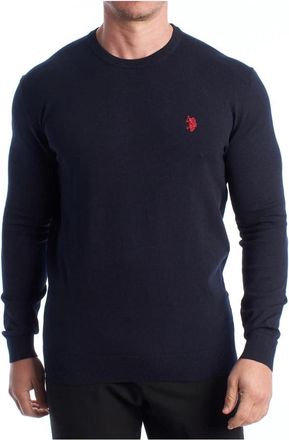 U.S.Polo Association Sweatshirts - Heren - Ronde hals truien - Blauw - S - Katoen - Truien & Vesten