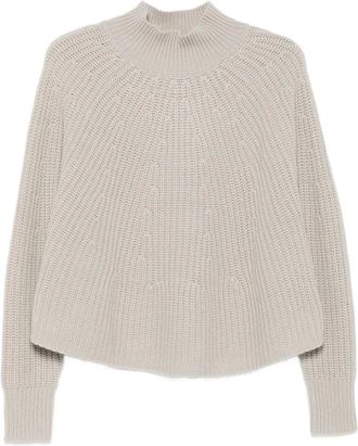 Allude Maglione a coste - Grigio