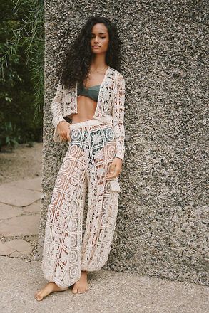 Palmacea Amuna Open-Work Bubble Pants