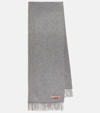 Patou Winter Scarves, female, Gray, Size: ONE SIZE Grey Wool