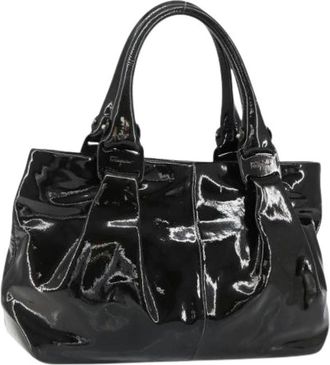 Ferragamo Pre-owned Handbags, female, Black, Size: ONE SIZE Pre-owned Leather Tote