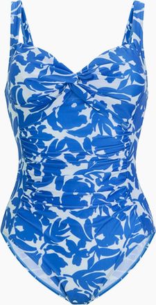Regatta Womens Regatta Womens/Ladies Sakari Fleur Bloom Tummy Control One Piece Swimsuit - Blue - Size: 14 uk