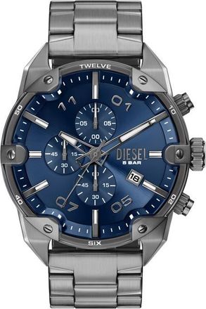 Diesel Spiked Chronograph Bracelet Watch, 49mm in Gunmetal at Nordstrom
