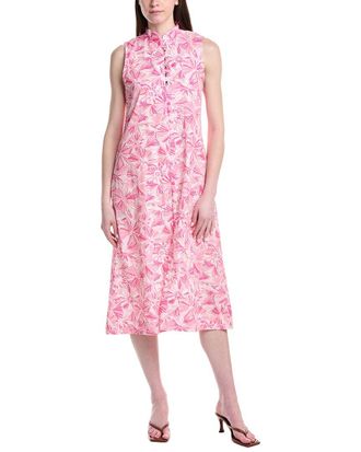 Sail to Sable Sail To Sable Puff Sleeve Midi Dress
